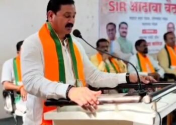शहादा येथे भाजपची एसआयआर आढावा बैठक संपन्न, दुसऱ्या टप्प्यातील कामांवर लक्ष केंद्रित करण्याचे आमदार राजेश पाडवी यांचे आवाहन.