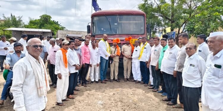 राष्ट्रीय समाज पक्षाच्या मागणीला अखेर यश; टेंभुर्णी–अकलूज एसटी बससेवा सुरू