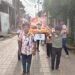 रिसोड शहरात अनेक मोठ्या कावड काढण्यात आला.
