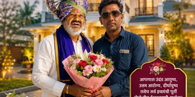 आदरणीय राजाभाऊ सरवदे साहेबांना वाढदिवसाच्या हार्दिक शुभेच्छा!