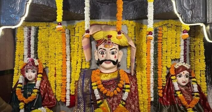 धामणीत ‘सदानंदाचा येळकोट’च्या जयघोषात खंडोबा-बाणाईचा शाही विवाह सोहळा थाटात संपन्न…!