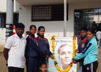 भोकर येथे टार्गेट स्पोर्ट्स अकॅडमीतर्फे राष्ट्रीय क्रीडा दिन उत्साहात साजरा; विविध खेळांचे आयोजन