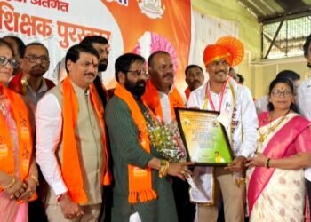 श्रीवर्धनचे शिक्षक प्रदीप रिकामे ‘कोकण विभाग गुणवंत शिक्षक पुरस्कारा’ने सन्मानित