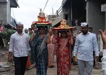 बांबरुड राणीचे येथे कानबाई मातेचा उत्सव भक्तिमय अन् अति उत्साहात साजरा; वही गायनाने दुमदुमला परिसर