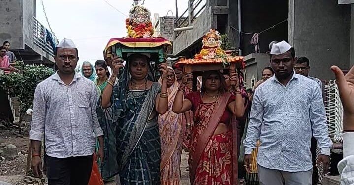 बांबरुड राणीचे येथे कानबाई मातेचा उत्सव भक्तिमय अन् अति उत्साहात साजरा; वही गायनाने दुमदुमला परिसर