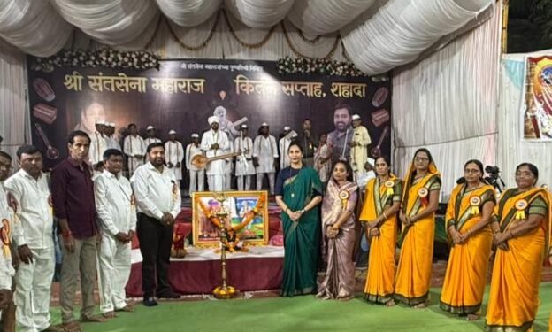 अखंड हरिनाम कीर्तन सप्ताहाचा भक्तिमय वातावरणात शुभारंभ.