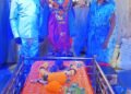 श्रीक्षेत्र कनाशी येथेल सर्वज्ञ श्री चक्रधर स्वामी मंदिरावर श्रीकृष्ण जन्माष्टमीनिमित्त आकर्षक रोषणाईतून सप्तरंगाची उधळण