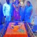 श्रीक्षेत्र कनाशी येथेल सर्वज्ञ श्री चक्रधर स्वामी मंदिरावर श्रीकृष्ण जन्माष्टमीनिमित्त आकर्षक रोषणाईतून सप्तरंगाची उधळण