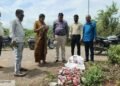 मुदत संपलेला पोषण आहाराचा मसाला रस्त्यावर!