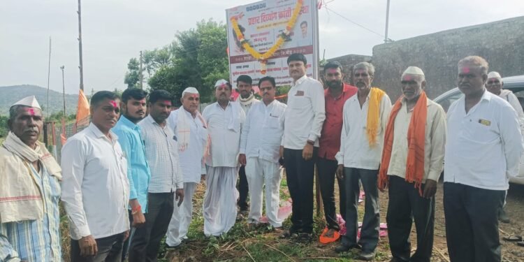 धुनकवाड येथे प्रहार संघटनेच्या शाखेची स्थापना…..