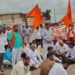 मनोज जरांगे-पाटील यांच्या समर्थनात करमाळ्यात धडक रास्ता रोको; वाहतूक ठप्प