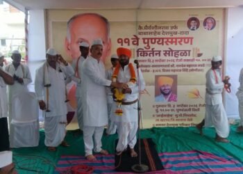 खटाव तालुक्यातील निमसोड गावचे नेते राष्ट्रीय काँग्रेसचे सातारा जिल्ह्याचे माझी जिल्हाध्यक्ष रणजीत सिंह धैर्यशील देशमुख उर्फ भैय्यासाहेब यांच्या वडिलांचा११ वे पुण्यस्मरण सोहळा