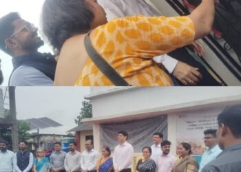ग्रामपंचायत बुर्गी येथील पैमा या गावात क्रेच केंद्राचा उद्घाटन समारंभ उत्साहात
