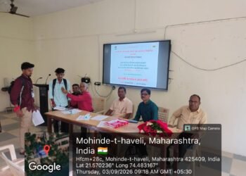 विद्यार्थ्यांच्या आरोग्यासाठी महाविद्यालयाचा पुढाकार; प्रथम वर्षाच्या विद्यार्थ्यांची वैद्यकीय तपासणी.