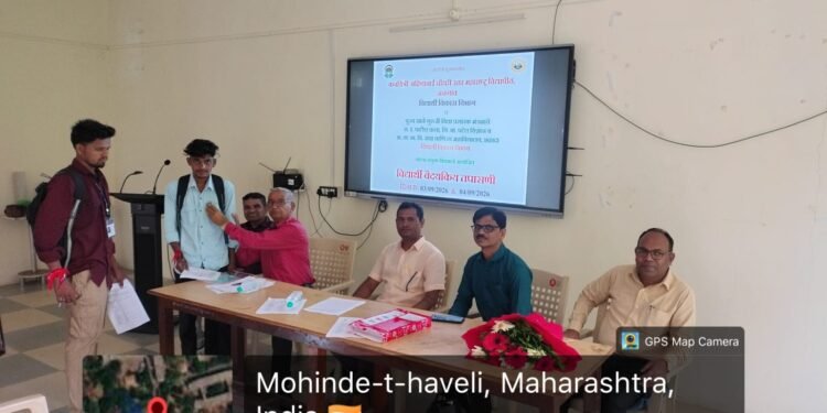विद्यार्थ्यांच्या आरोग्यासाठी महाविद्यालयाचा पुढाकार; प्रथम वर्षाच्या विद्यार्थ्यांची वैद्यकीय तपासणी.