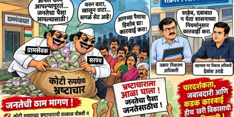 कुरखेड्यात ग्रामपंचायतींच्या आर्थिक गैरव्यवहारावर प्रशासनाचा बडगा; कोट्यवधींच्या वसुलीच्या नोटिसांनी खळबळ