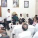 नागपूर पदवीधर मतदारसंघाच्या निवडणुकीच्या अनुषंगाने ब्रम्हपुरी आणि चिमुर विधानसभा मतदारसंघातील काँग्रेसच्या प्रमुख पदाधिकाऱ्यांची बैठक घेतली. या बैठकीत पदवीधर मतदार नोंदणीचा सविस्तर आढावा घेतला.