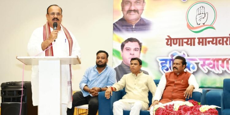महेंद्रशेठ घरत सच्चा मनाचा माणूस : हर्षवर्धन सपकाळ