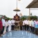 “गुंज सामाजिक संस्था व युवा फ्रेंडस सर्कल फाउंडेशन खारपाडा तर्फे खरोशी गावात जीवनावश्यक वस्तूंच्या किटचे वाटप”