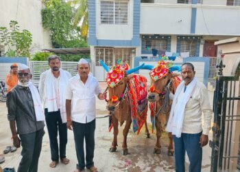लोहा शहर व परिसरात पोळा उत्साहात साजरा; ४ अधिकारी २३ कर्मचाऱ्यांचा बंदोबस्त.