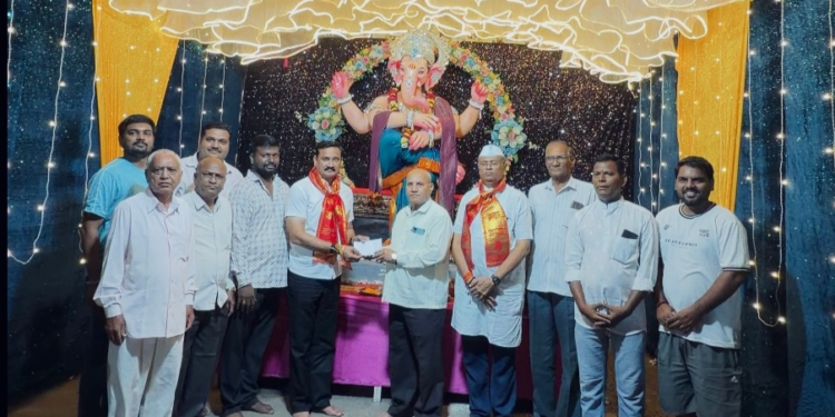 राजे संभाजी गणेश मित्र मंडळाचा १६ वा गणेशोत्सव भक्तिमय वातावरणात संपन्न