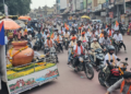 शहाद्यात नमो बाईक रॅलीचे ढोल-ताशांच्या गजरात स्वागत