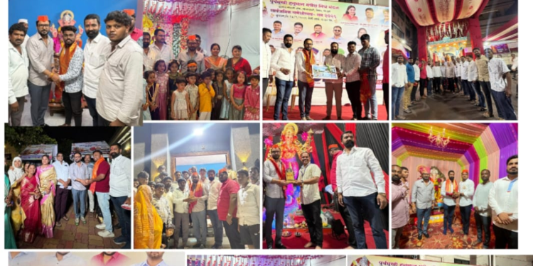 शिरूर शहरातील गणेश मंडळांना आमदार माऊलीआबा कटके यांची सदिच्छा भेट