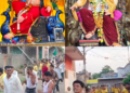 मुंजलवाडी गावातील गणेश विसर्जन मिरवणूक जल्लोषात
