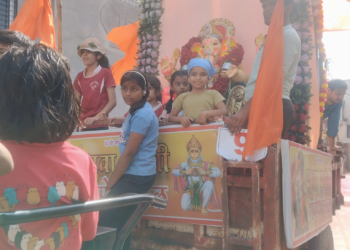 मालेगावात गणेश विसर्जन मिरवणुकीला उत्साहात सुरुवात