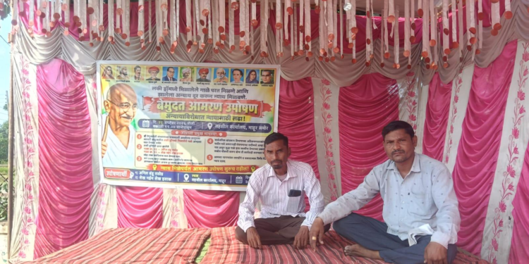 लकी ड्रॉतील गाळे परत मिळावेत; दुसऱ्यांदा बेमुदत उपोषण सुरू
