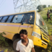 नळदुर्गजवळ स्कूल बस पलटी; आठ विद्यार्थी जखमी