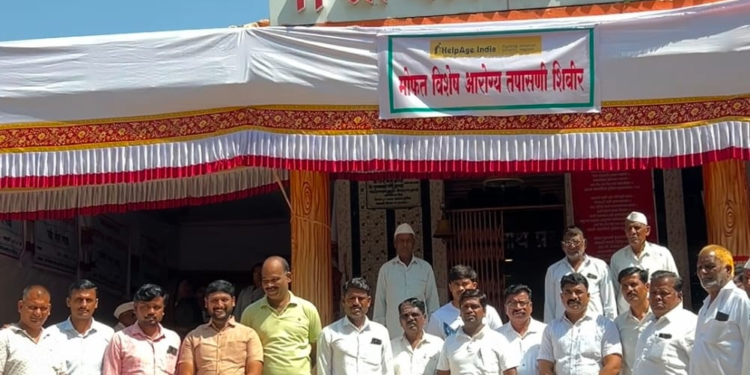 मळद येथे भव्य आरोग्य शिबिर; १८९ महिला-पुरुषांची तपासणी