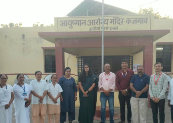मुख्य कार्यकारी अधिकारी करिष्मा नायर यांची कजगाव प्राथमिक आरोग्य केंद्राला अचानक भेट