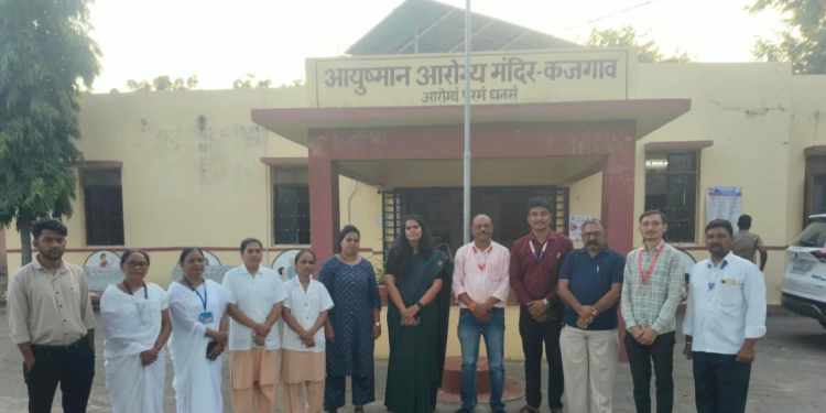 मुख्य कार्यकारी अधिकारी करिष्मा नायर यांची कजगाव प्राथमिक आरोग्य केंद्राला अचानक भेट