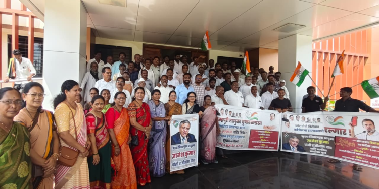 ब्रह्मपुरी तालुक्याचा दुष्काळग्रस्त यादीत समावेश करा; तालुका काँग्रेस कमिटीची मागणी