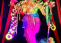 शांतीनगरच्या राजाचे भव्य रूप; १५ फुटी गणरायाच्या दर्शनासाठी भाविकांची गर्दी