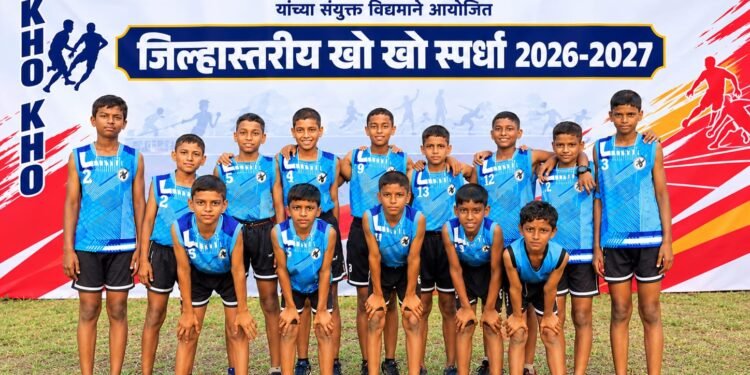 जिल्हास्तरीय खो-खो स्पर्धेत गणगे प्रशालेचा दणदणीत विजय