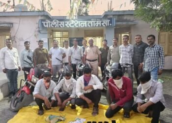 तामसा येथे अवैध जुगार अड्ड्यावर पोलिसांचा छापा!