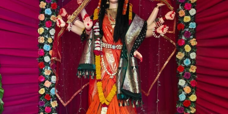 विद्यानगर सेलू येथे घटस्थापना उत्साहात संपन्न.