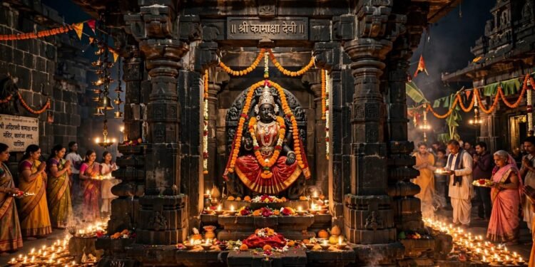 नवरात्री विशेष : कारंजा लाड येथील आदिशक्ती श्री कामाक्षा माता