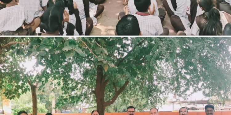 शौनक राहुल लिमकर याच्या वाढदिवसानिमित्त सारोळा शाळेला ताशाची भेट…!