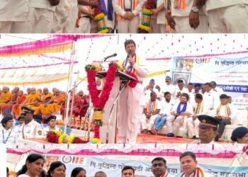 धर्मांतर घोषणा वर्धापन दिन तीन आंबेडकरांच्या प्रमुख उपस्थितीत मोठ्या उत्साहात संपन्न झाला..