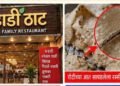 नागपुरातील नामांकित शाकाहारी हॉटेलच्या रोटीमध्ये दोरीसदृश पदार्थ आढळल्याचा खळबळजनक आरोप!