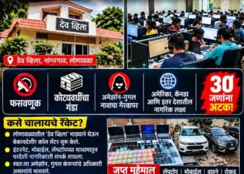 लोणावळ्यात बनावट कॉल सेंटरचा पर्दाफाश!