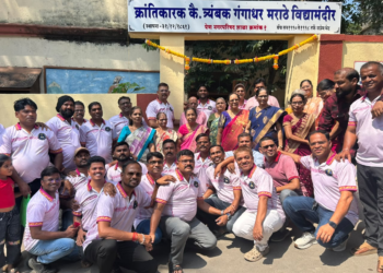 पेण नगरपरिषद शाळा क्र. १ मध्ये माजी विद्यार्थी-शिक्षक स्नेहसंमेलन उत्साहात