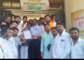 देवणीत दुष्काळग्रस्त शेतकरी व विद्यार्थ्यांसाठी युवक काँग्रेसचा न्याय मोर्चा