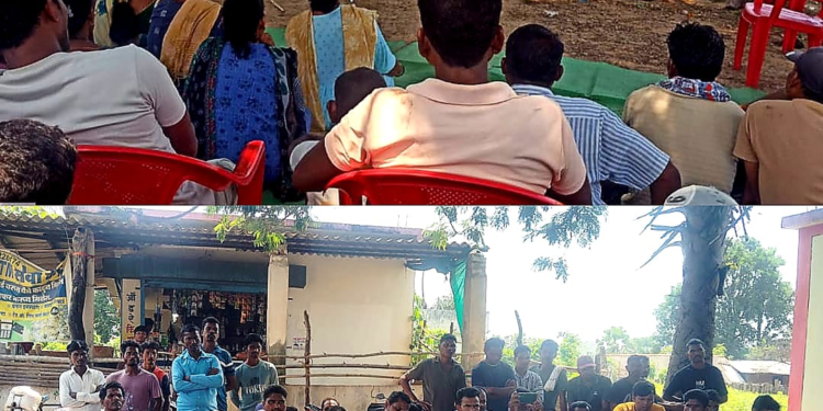 बुर्गीत अतिक्रमणधारक शेतकऱ्यांची महत्त्वपूर्ण सभा