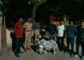 आलेगावात गोवंश कत्तलीच्या ठिकाणी पोलिसांचा छापा; दोघे ताब्यात, दोन गायींची सुटका