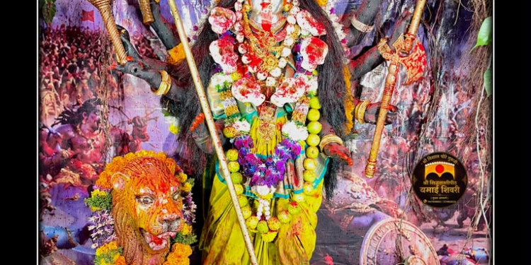 शिवरीतील यमाई देवी मंदिरात नवरात्रोत्सवाची भक्तिमय धूम!