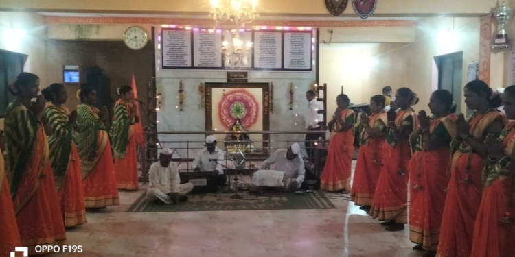 हरपवडे येथील श्री रासाईदेवी मंदिरात महिला सांप्रदायिक भजन व हरिपाठ उत्साहात